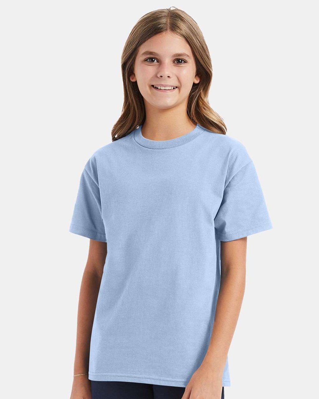 Youth Authentic Crewneck T-Shirt for School Wear & Everyday Casual Wear